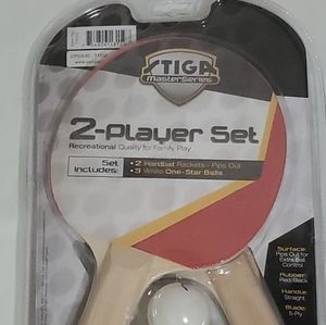 Stiga Ping Pong 2 Player Set One Star Balls